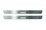 BMW 5 E34 1987+ stainless steel LED door sill plates with M5 logo