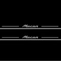 Porsche Macan I 2014-2024 LED Door Sills Illuminated Scuff Macan Logo Stainless Steel Entry Guards