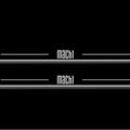 Ford Mustang VI 2015-2023 LED Door Sills Illuminated Scuff MACH 1 Logo Stainless Steel Entry Guards