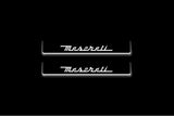 Maserati Quattroporte M156 Stainless LED Door Sills – Maserati Logo