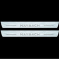Illuminated LED Door Sill Tread Plates Mercedes GLS II 2019+ With Maybach Logo