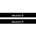 Mazda 3 IV 2019+ Illuminated Matte Sill Plates with logo Mazda3 Mazda Led Door Sills PRO opdesign