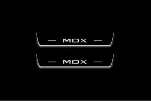 Acura MDX IV 2021+ Door Sill Guards – LED Illuminated Sill Plates with MDX Logo