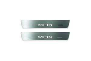 Acura MDX IV 2021+ Door Sill Guards – LED Illuminated Sill Plates with MDX Logo