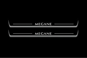 Renault Megane II 2002+ Stainless Steel LED Door Sills – Megane Logo