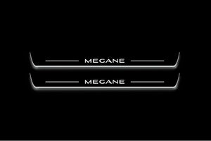 Renault Megane IV 2015+ Stainless Steel LED Door Sills – Megane Logo