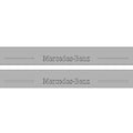 Illuminated LED Door Sill Tread Plates Mercedes G-Class W464 2018+ With Mercedes-Benz Logo Mercedes Led Door Sills opdesign