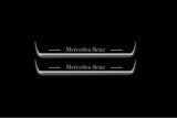 Mercedes GLS X166 Stainless Steel LED Door Sills – Mercedes-Benz Logo