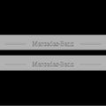 Illuminated LED Door Sill Tread Plates Mercedes EQE SUV 2022+ With Mercedes-Benz Logo Mercedes Led Door Sills opdesign