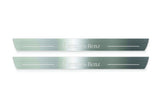 Mercedes SLK-Class R171 Stainless LED Door Sills – Mercedes-Benz Logo