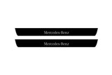 Mercedes-Benz S-Class W223 2021+ Matte PRO LED Door Sills – Mercedes-Benz Logo | Mercedes-Benz S-Class W223 2021+