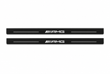 Mercedes-Benz CLK W209 Matte PRO LED door sills with AMG design