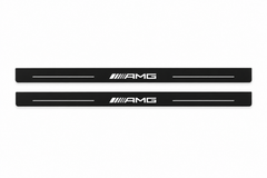 Mercedes-Benz CLK W209 Matte PRO LED door sills with AMG design
