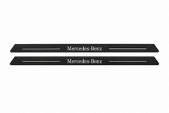Mercedes-Benz CLK W209 Matte PRO LED door sills with Mercedes-Benz design