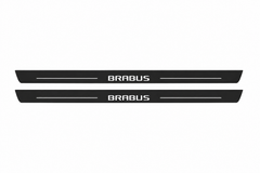 Mercedes-Benz S-Class C217 flat Matte PRO LED door sills with Brabus design