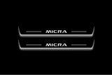 Nissan Micra V K14 2017+ Stainless Steel LED Door Sills – Micra Logo