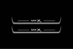 Lincoln MKX II CD539 2016+ Stainless Steel LED Door Sills – MKX Logo