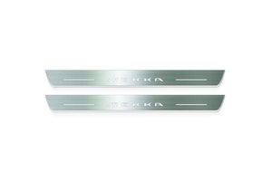 Opel Mokka II 2020+ Stainless Steel LED Door Sills – Mokka Logo