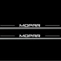 LED door sill plates for Dodge Charger LD 2011+ stainless steel with MOPAR logo