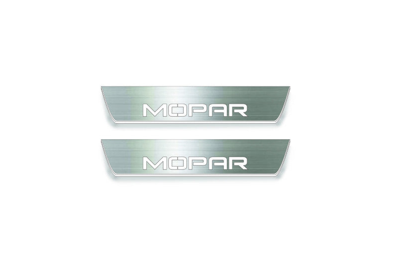 stainless steel door sill plates for Dodge Charger LD 2011+ with MOPAR logo
