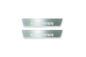 stainless steel door sill plates for Dodge Charger LD 2011+ with MOPAR logo