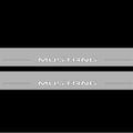 Illuminated LED Door Sill Tread Plates Ford Mustang VII 2023+ With Mustang Logo Ford Led Door Sills opdesign