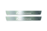 LED door sill plates for Hyundai i30 III 2017+ with N Line Performance logo