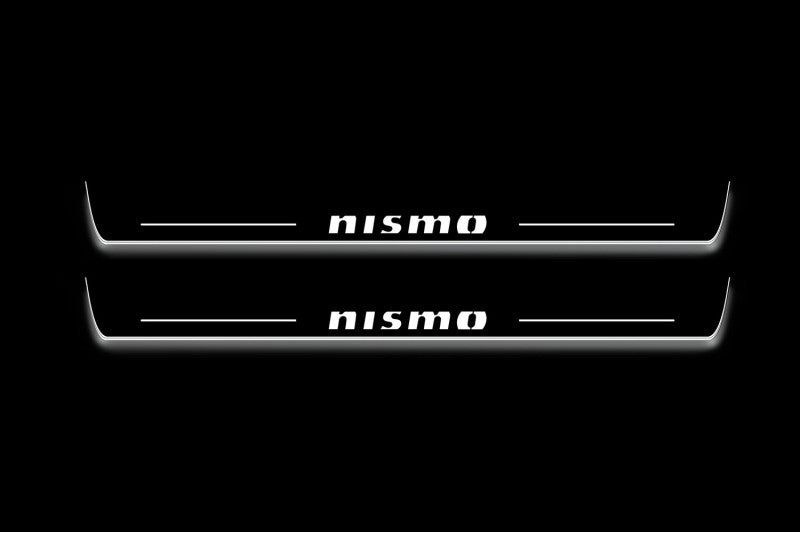 Infiniti Q50 2013+ Stainless Steel LED Door Sills – Nismo Logo