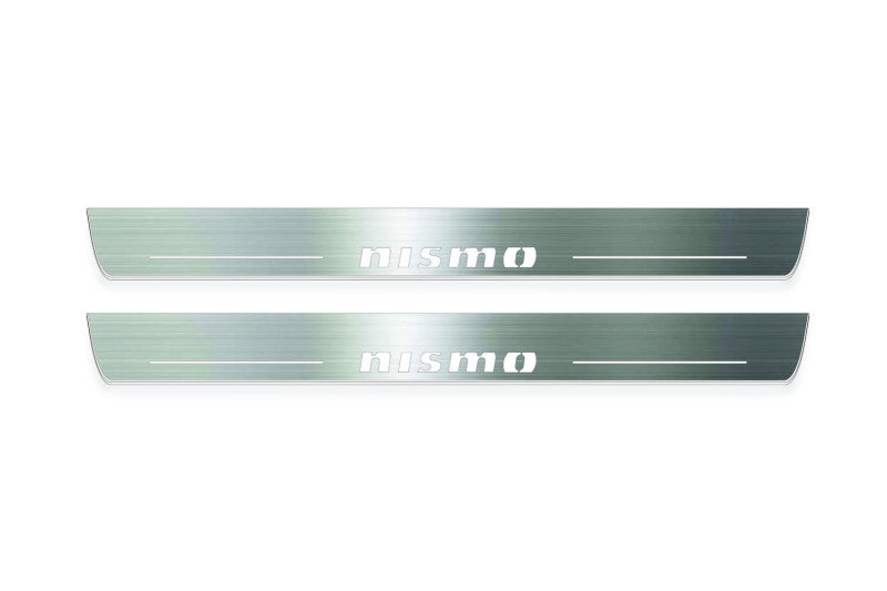 Infiniti Q50 2013+ Stainless Steel LED Door Sills – Nismo Logo