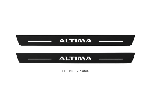 Nissan Altima Sedan L33 2013–2018 — Matte PRO LED Door Sills — Altima Logo