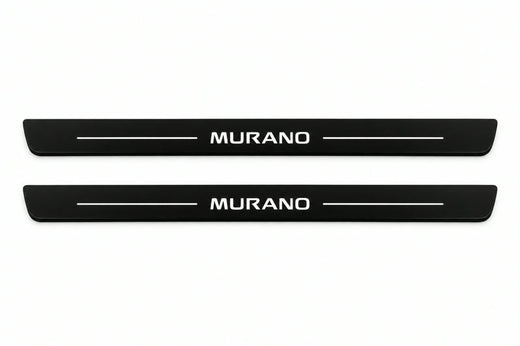 Nissan Murano Z51 2008–2014 — Matte PRO LED Door Sills — Murano Logo
