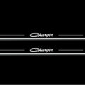 Dodge Charger LD 2011+ stainless steel illuminated entry guards with Charger logo