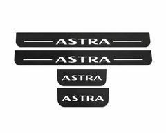 Opel Astra H Matte PRO LED door sills with Astra design
