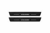 Opel Vivaro Van K0 Matte PRO LED door sills with Vivaro design