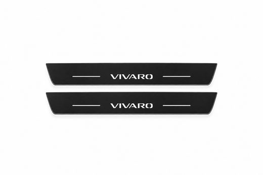 Opel Vivaro Van K0 2019–Present — Matte PRO LED Door Sills — Vivaro Logo