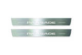 LED door sill plates stainless steel Hyundai Palisade LX2 2020+ with Palisade logo
