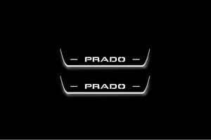 Toyota Prado 250 2023+ Stainless Steel LED Door Sills – Prado Logo
