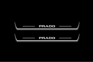 Toyota Prado 250 2023+ Stainless Steel LED Door Sills – Prado Logo