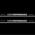 Ford Mustang VI 2015-2023 LED Door Sills Illuminated Scuff Ford Performance Logo Stainless Steel Entry Guards