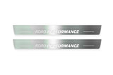 Ford Mustang VI S550 2015+ entry guards in stainless steel with Ford Performance logo