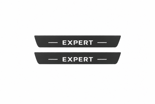 Peugeot Expert K0 2016–2026 — Matte PRO LED Door Sills — Expert Logo