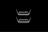 Kia Picanto III 2017+ Stainless Steel LED Door Sills – Picanto Logo