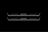 Kia Picanto III 2017+ Stainless Steel LED Door Sills – Picanto Logo