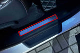 Lexus RX IV 2015+ stainless steel LED door sill plates with Lexus logo