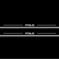 Volkswagen Polo V 2009+ Stainless Steel LED Door Sills – Polo Logo