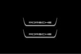Porsche Cayenne Coupe E3 Stainless Steel LED Door Sills – Porsche Logo