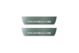 Porsche Cayenne Coupe E3 Stainless Steel LED Door Sills – Porsche Logo