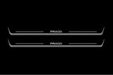 Toyota Prado 120 2002+ Stainless Steel LED Door Sills – Prado Logo
