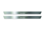 Toyota Prado 120 2002+ Stainless Steel LED Door Sills – Prado Logo
