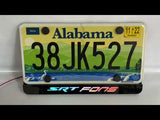 Flow RGB LED license plate badge — example design